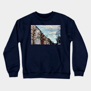 SEA TURTLES IN BLUE SKY Crewneck Sweatshirt